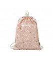 MOCHILA SACO FRESK GOTAS ROSAS